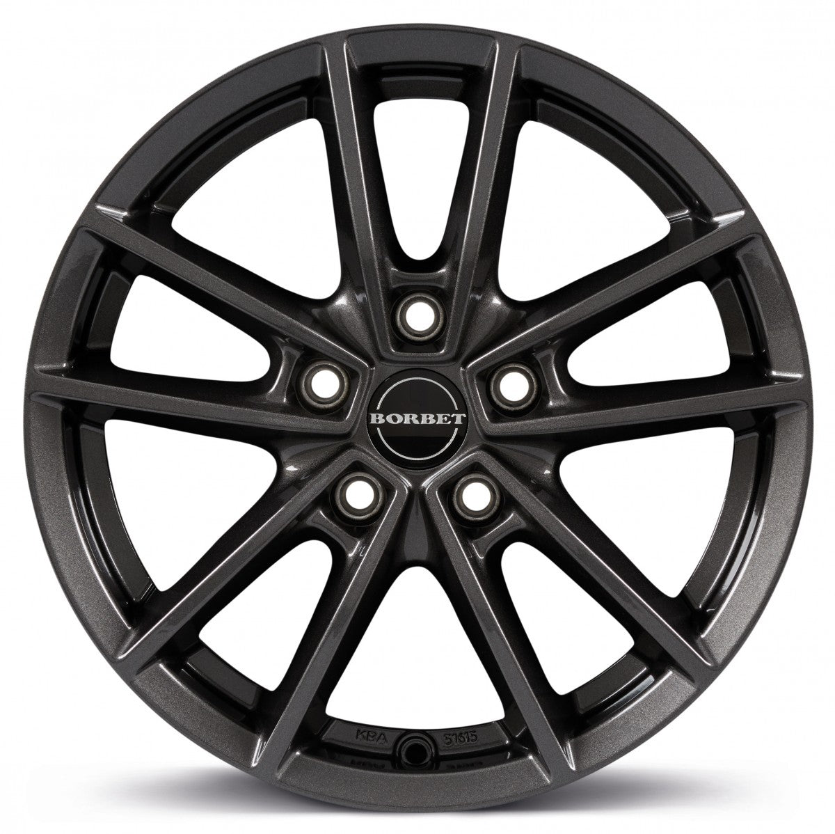 Borbet W mistral anthracite glossy 8x20 ET27 - LK5/112 ML66.7
