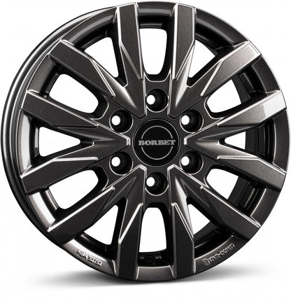 Borbet CW6 mistral anthracite glossy 6.5x16 ET54 - LK6/130 ML84.1