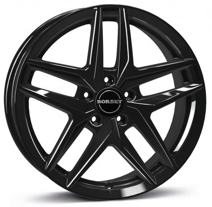 Borbet Z black glossy 8.5x20 ET43 - LK5/112 ML66.5