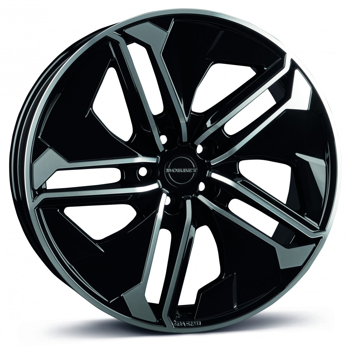 Borbet TX black polished glossy 9x21 ET45 - LK5/120 ML72.5
