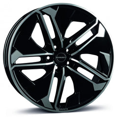 Borbet TX black polished glossy Alufelge 9x21 Zoll ET45 LK 5x120 ML72.5