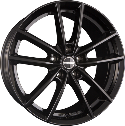 Borbet W Black Glossy Alufelge 8x18 Zoll ET44 LK 5x112 ML66.6 – Bild 2