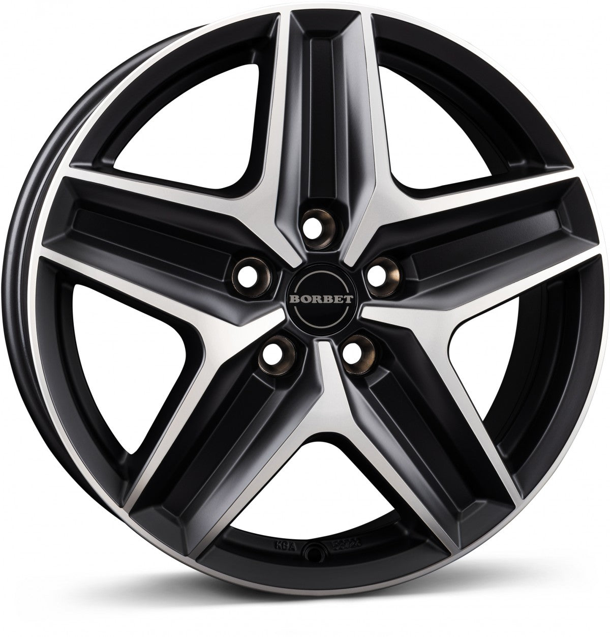 Borbet CWZ black polished matt 7.5x18 ET43 - LK5/120 ML65.1