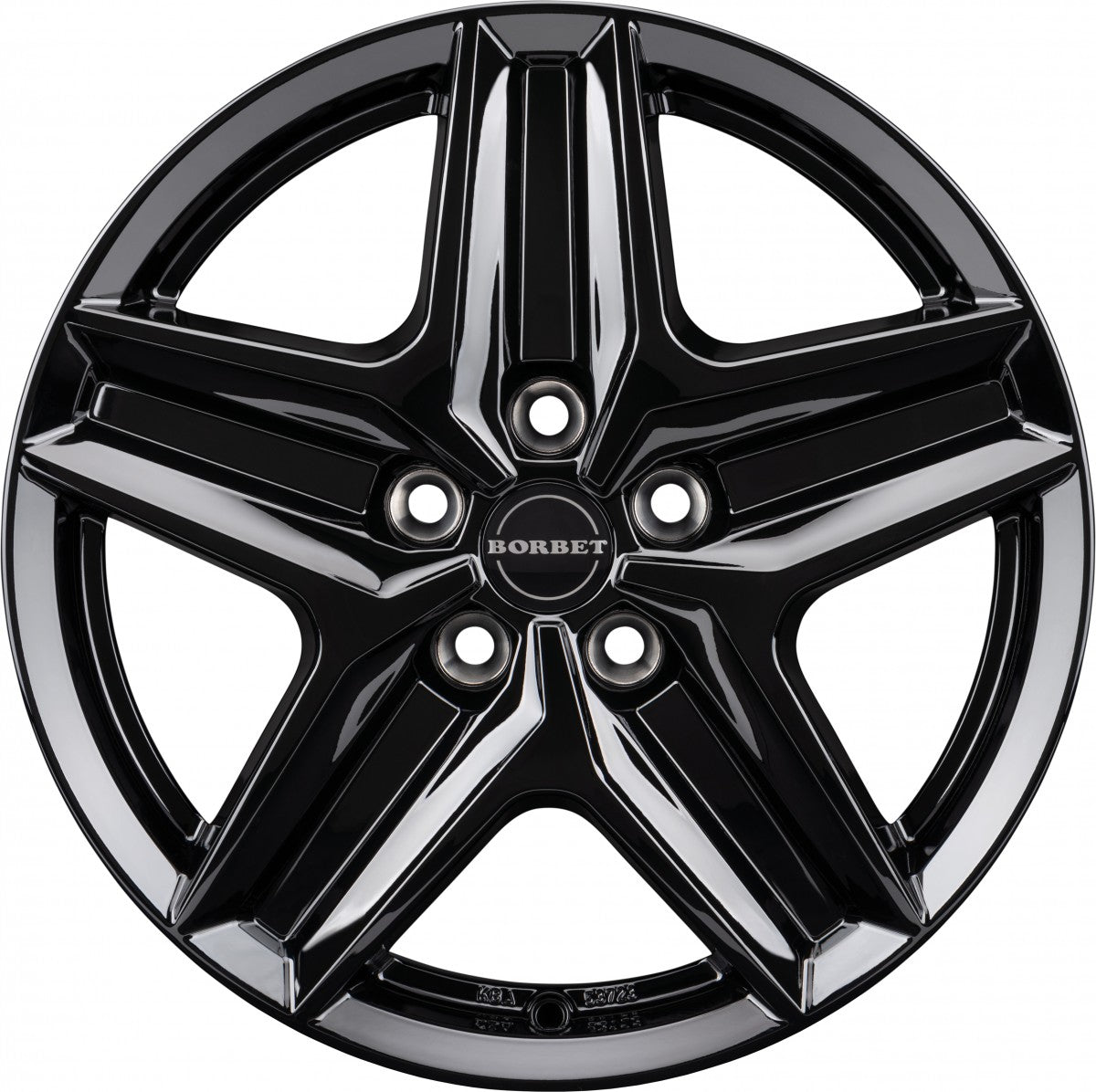 Borbet CWZ black glossy 7.5x18 ET53 - LK5/118 ML71.1