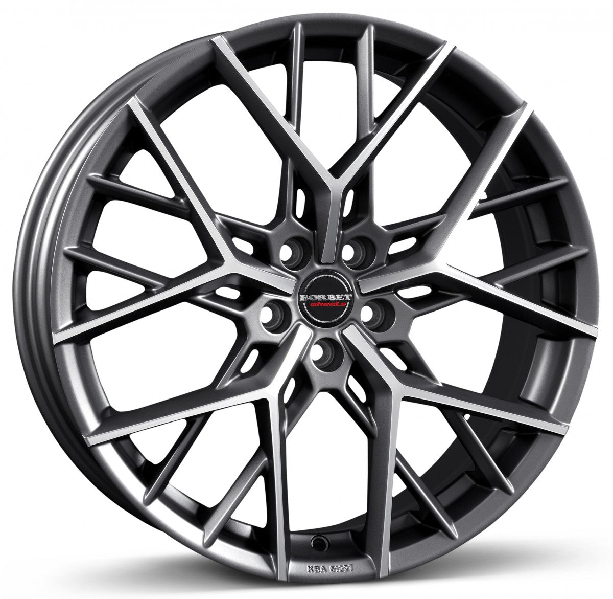 Borbet BY titan polished matt 8x19 ET30 - LK5/112 ML66.5