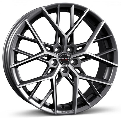 Borbet BY titan polished matt 8x19 ET30 - LK5/112 ML66.5