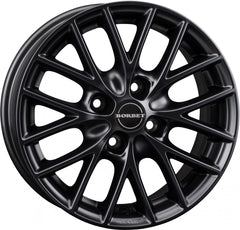 Borbet BS4 black matt Alufelge 6.5x15 Zoll ET33 LK 4x98 ML64.1
