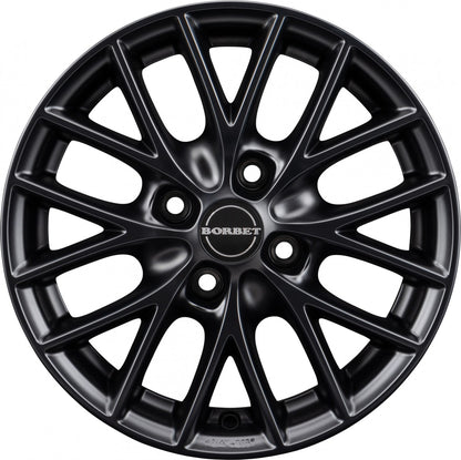 Borbet BS4 black matt 6.5x15 ET40 - LK4/108 ML72.5