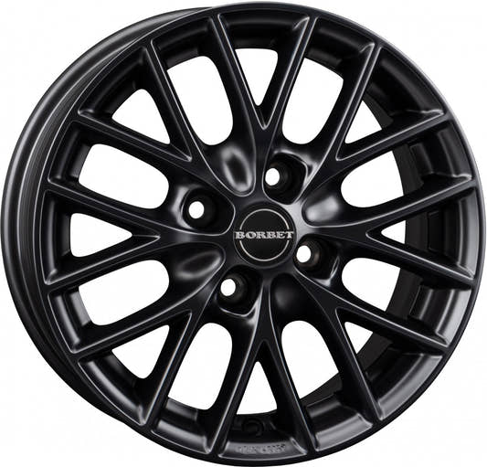 Borbet BS4 black matt 7x16 ET35 - LK4/100 ML64.1