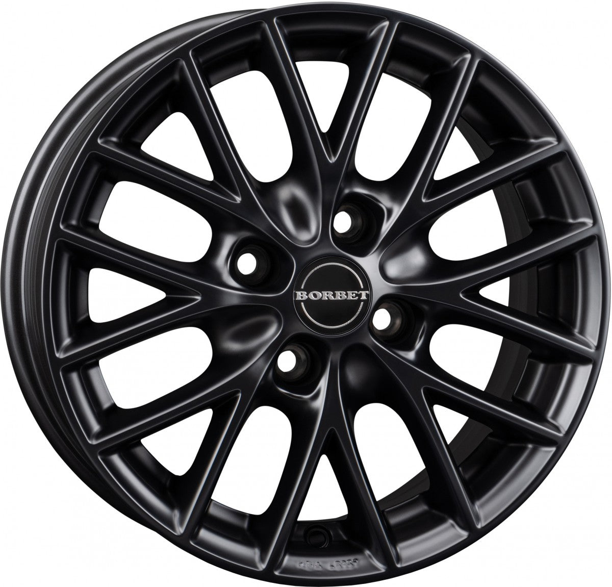 Borbet BS4 black matt 7x16 ET35 - LK4/100 ML64.1