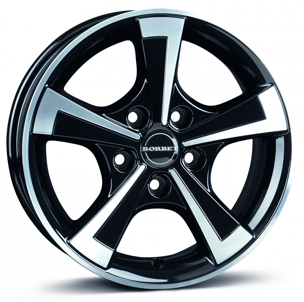 Borbet CWT black polished glossy 6x15 ET30 - LK5/112 ML66.5