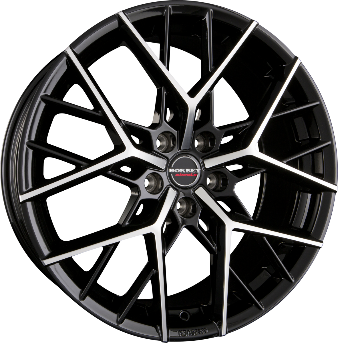 Borbet BY Black Polished Glossy Alufelge 8x18 Zoll ET30 LK 5x112 ML66.6 – Bild 2