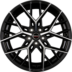 Borbet BY Black Polished Glossy Alufelge 8x18 Zoll ET45 LK 5x108 ML72.5
