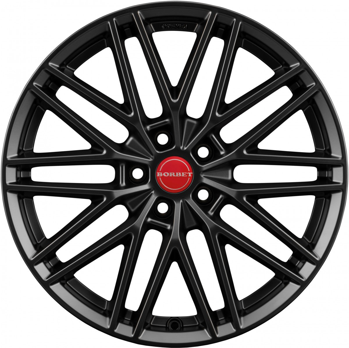 Borbet BS5 black matt 8x19 ET39 - LK5/112 ML66.5