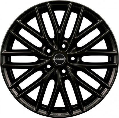 Borbet BS5 black matt 8x19 ET44 - LK5/112 ML57.1