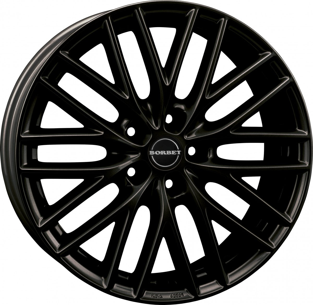 Borbet BS5 black matt 8x19 ET49 - LK5/112 ML66.6
