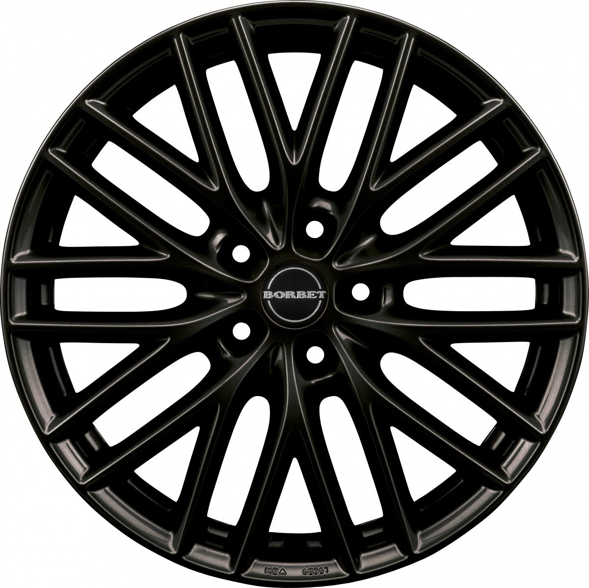 Borbet BS5 black matt 8x19 ET49 - LK5/112 ML66.6