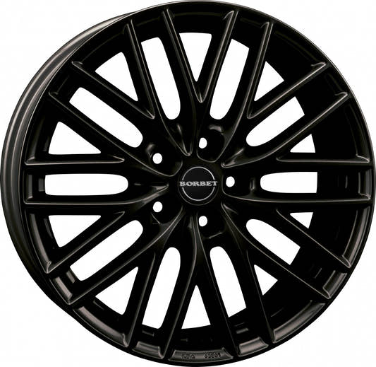 Borbet BS5 black matt 8x19 ET50 - LK5/108 ML72.5
