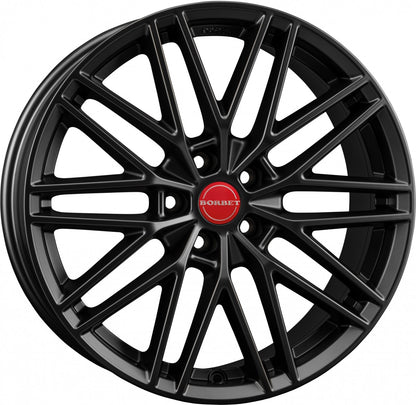 Borbet BS5 black matt 8x19 ET50 - LK5/108 ML72.5