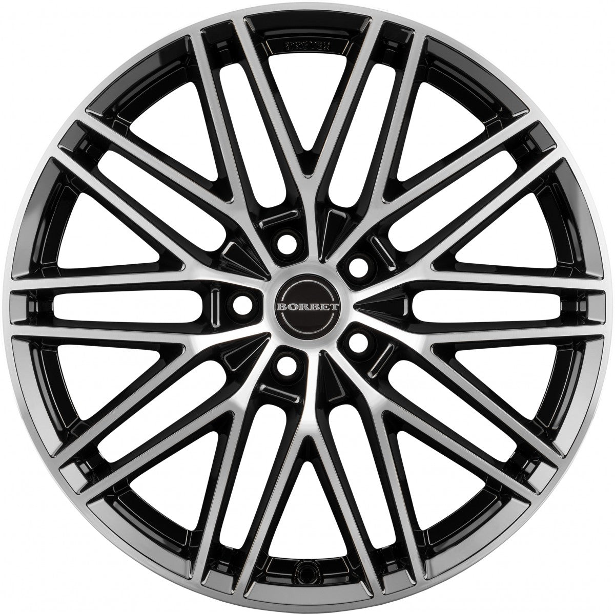 Borbet BS5 black polished 8x19 ET42 - LK5/108 ML72.5