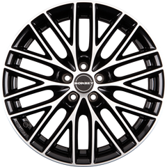 Borbet BS5 Black Polished Alufelge 8x19 Zoll ET49 LK 5x112 ML66.6