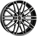 Borbet BS5 black polished Alufelge 8x19 Zoll ET50 LK 5x108 ML72.5