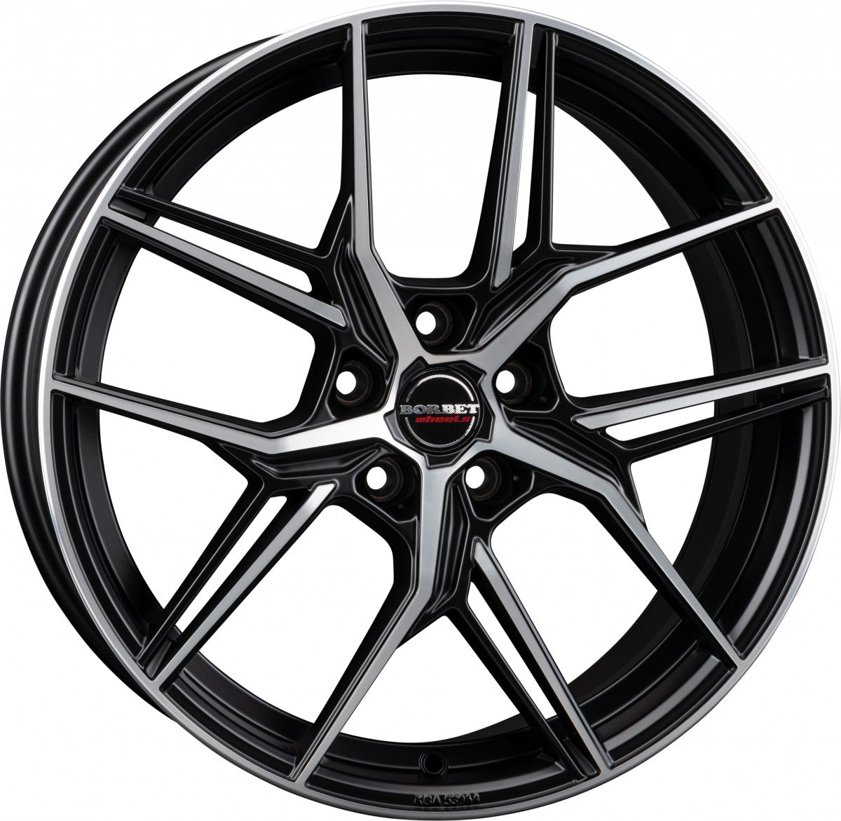 Borbet QX black polished matt 8x19 ET40 - LK5/112 ML66.5