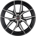 Borbet QX Black Polished Matt Alufelge 8x19 Zoll ET50 LK 5x112 ML57.1