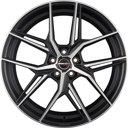 Borbet QX Black Polished Matt Alufelge 8x19 Zoll ET50 LK 5x112 ML57.1