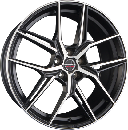 Borbet QX Black Polished Matt Alufelge 8x19 Zoll ET50 LK 5x112 ML57.1 – Bild 2