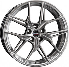 Borbet QX hyper black silver Alufelge 8x19 Zoll ET50 LK 5x112 ML57.1