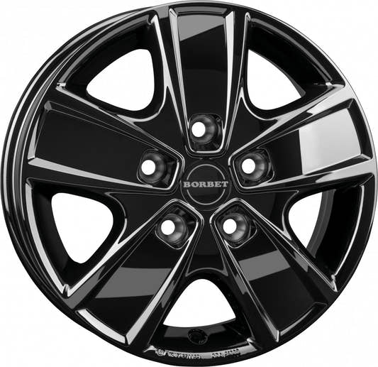 Borbet CWG black glossy 6x16 ET68 - LK5/118 ML71.1