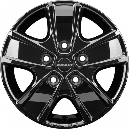 Borbet CWG black glossy 6x16 ET68 - LK5/130 ML78.1