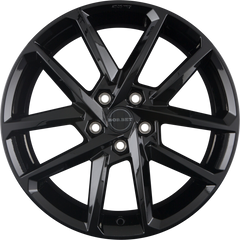 Borbet N Black Glossy Alufelge 6.5x17 Zoll ET39 LK 5x112 ML66.6