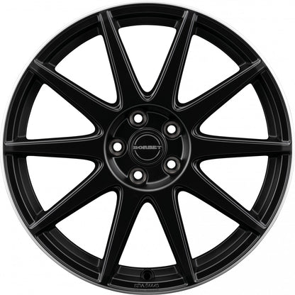 Borbet GTX black rim polished matt 8x19 ET50 - LK5/114.3 ML72.5