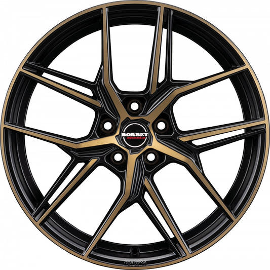 Borbet QX black bronze matt 8x19 ET40 - LK5/112 ML66.5