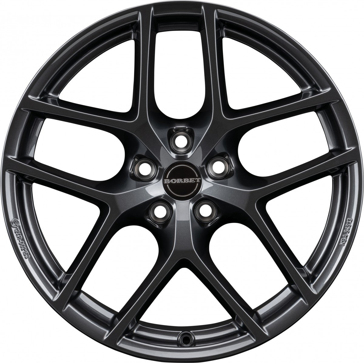 Borbet Y electric grey 9.5x19 ET45 - LK5/114.3 ML64.28