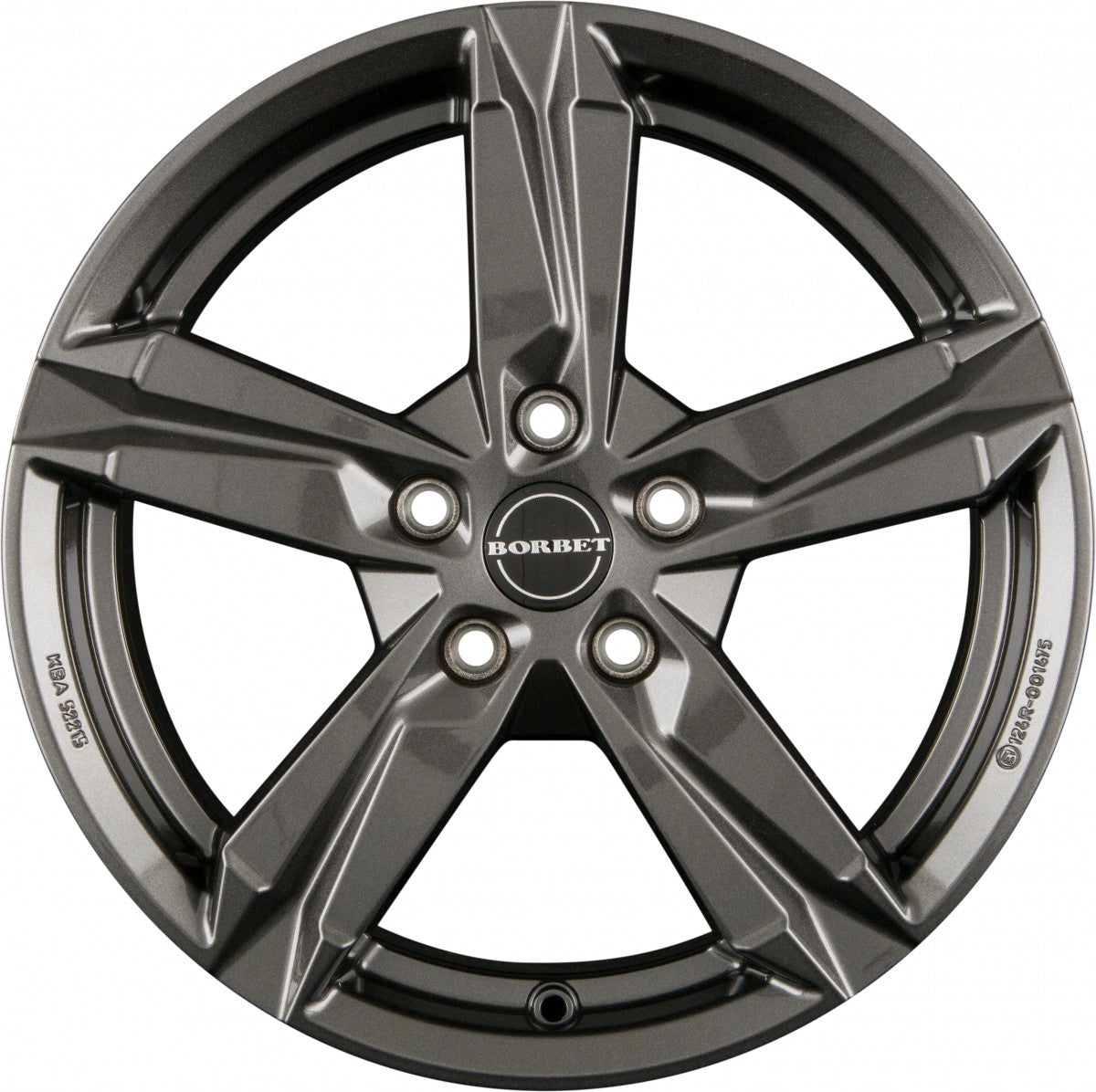 Borbet T10 mistral anthracite 7x17 ET42 - LK5/108 ML65.1