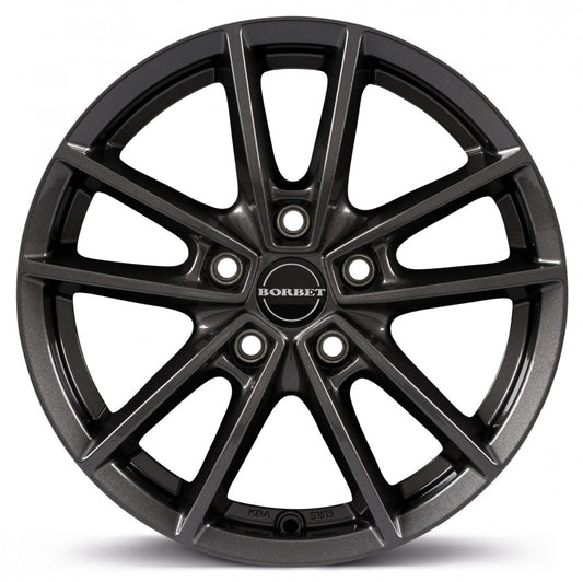 Borbet W mistral anthracite glossy 6x15 ET45 - LK5/100 ML64.1