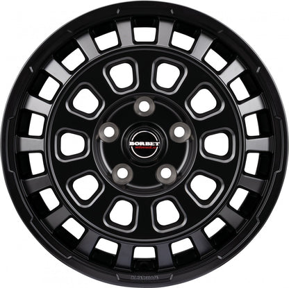 Borbet CW7 black matt 8x18 ET53 - LK5/120 ML65.1