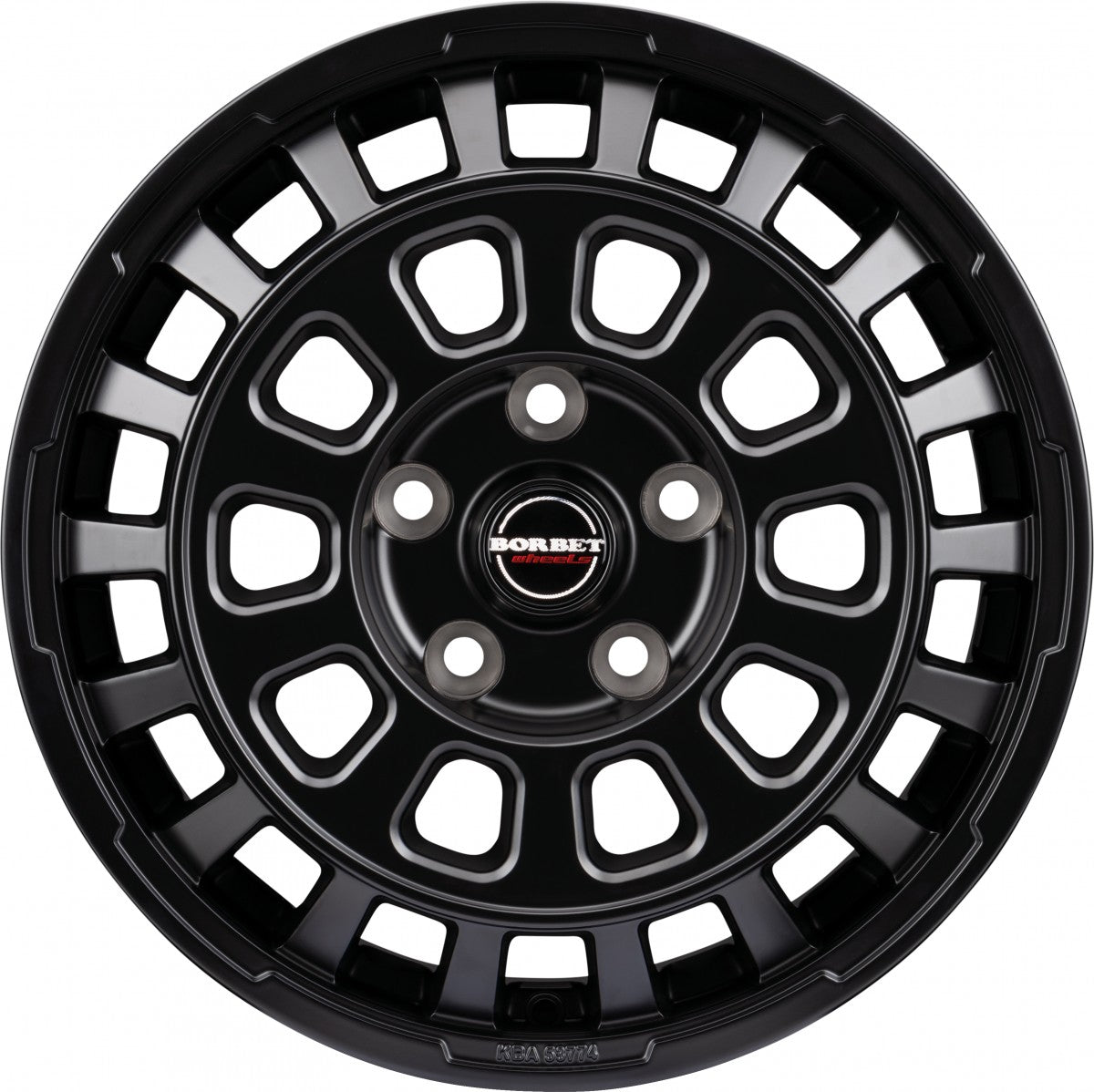 Borbet CW7 black matt 8x18 ET55 - LK6/139.7 ML93.1