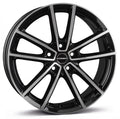 Borbet W black polished glossy Alufelge 8.5x21 Zoll ET45 LK 5x108 ML72.5