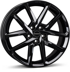 Borbet N black glossy Alufelge 7x17 Zoll ET37 LK 4x108 ML72.5
