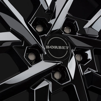 Borbet N black glossy 6.5x16 ET35 - LK4/98 ML58.1