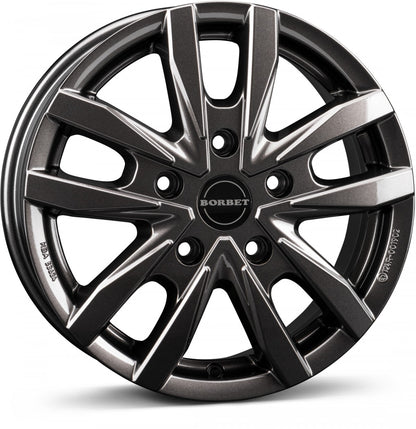 Borbet CW5 mistral anthracite glossy 7.5x18 ET53 - LK5/118 ML71.1