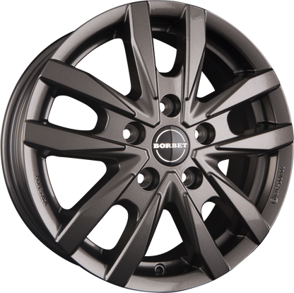 Borbet CW5 Mistral Anthracite Glossy Alufelge 7.5x18 Zoll ET53 LK 5x130 ML78.1 – Bild 2