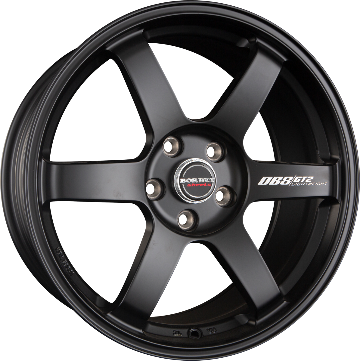 Borbet DB8GT2 Black Matt Alufelge 8.5x19 Zoll ET45 LK 5x114.3 ML72.5 – Bild 2