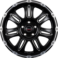 Borbet CW8 Black Rim Window Polished Matt Alufelge 8x18 Zoll ET45 LK 5x120 ML65.1