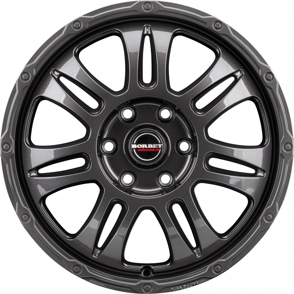 Borbet CW8 mistral antharicte glossy 8x18 ET48 - LK6/130 ML84.1