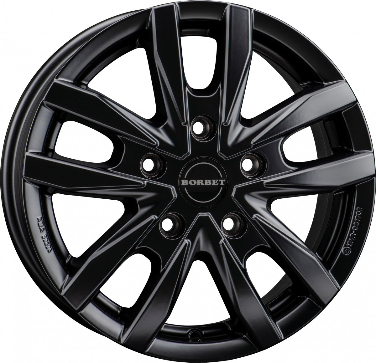 Borbet CW5 black matt 7.5x18 ET53 - LK5/120 ML65.1